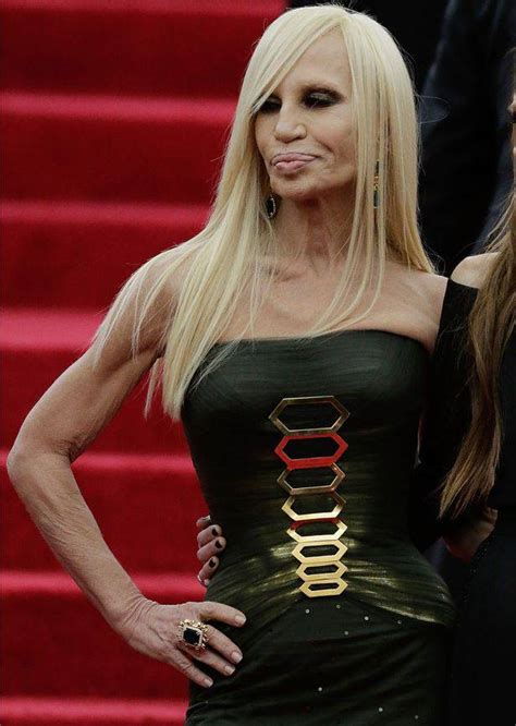 donatella versace natural hair color